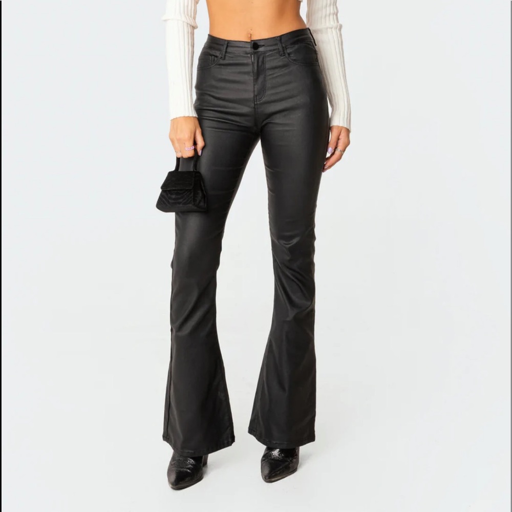 Black Leather Pants